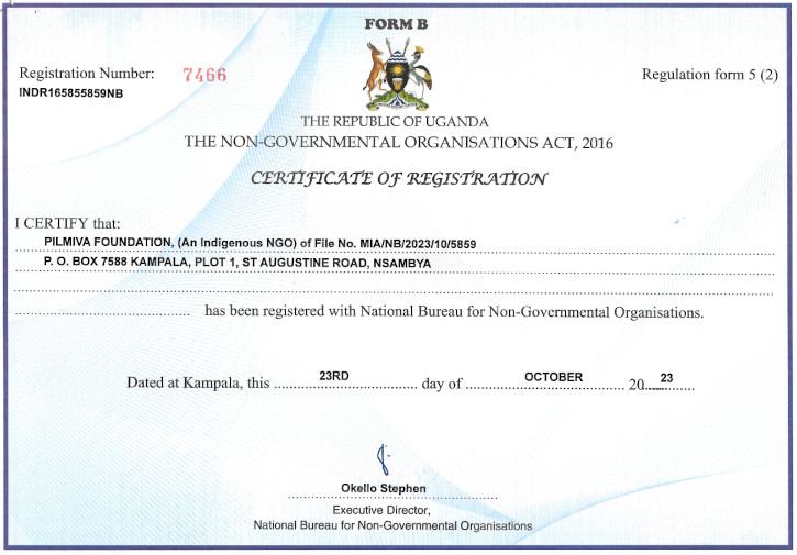 Certificate of Registration